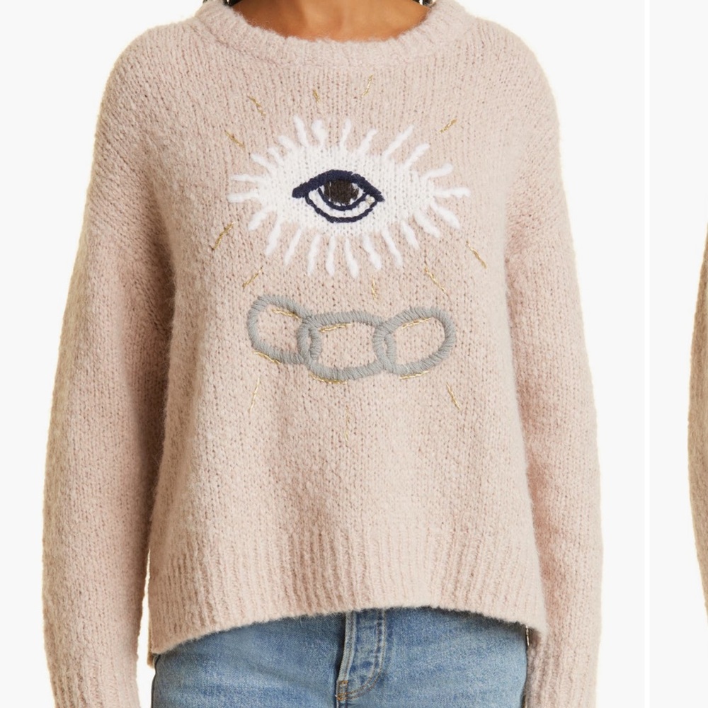 Raquel Allegra Eye Design Knit Sweater - Picture 2 of 8